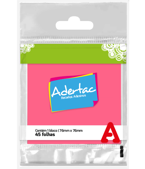 ADERTAC - Blocos Adesivos Reposicionáveis