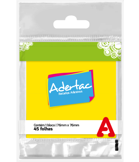 ADERTAC - Blocos Adesivos Reposicionáveis