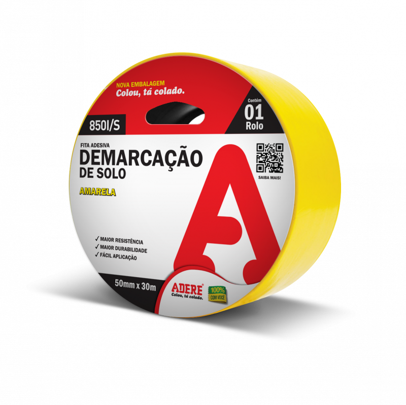 Fita de Demarcação de Solo 850 - Amarela