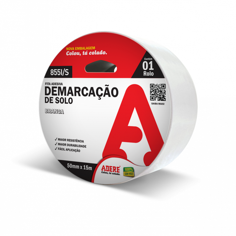 Fita de Demarcação de Solo 855 - Branca
