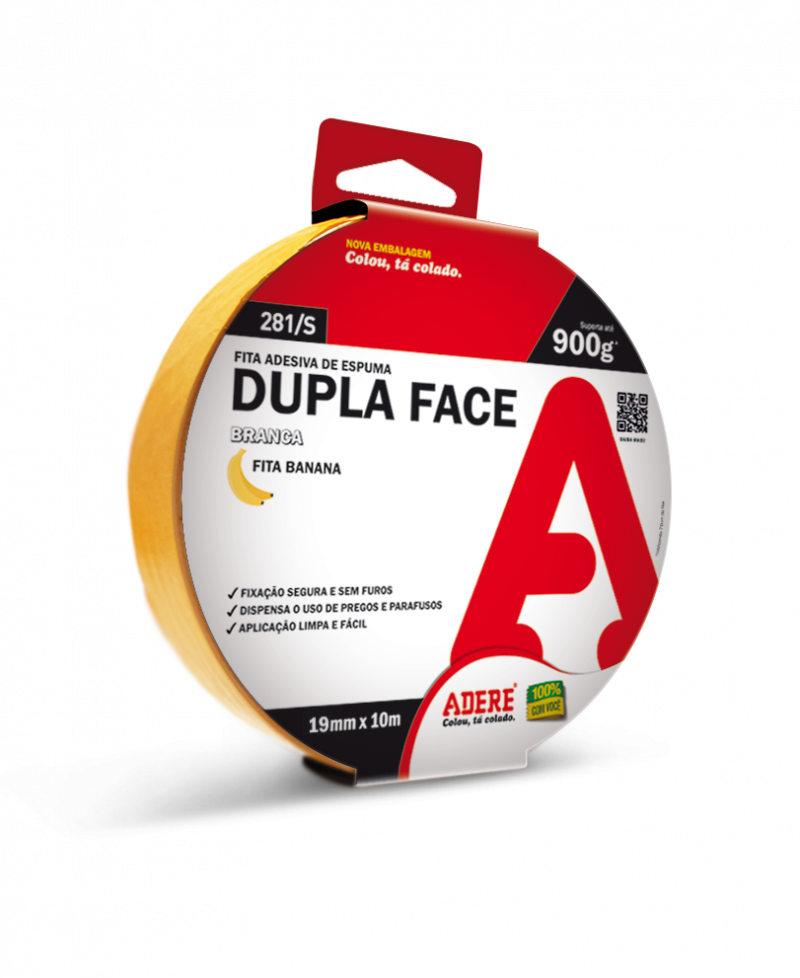 Fita Dupla Face de Espuma - Fita Banana 281