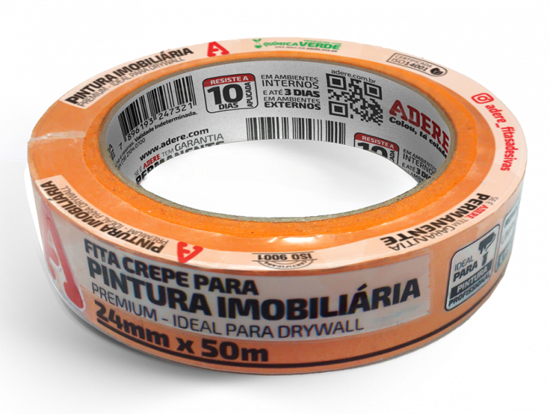 Cinta Crepe Naranja - Pintura inmobiliaria