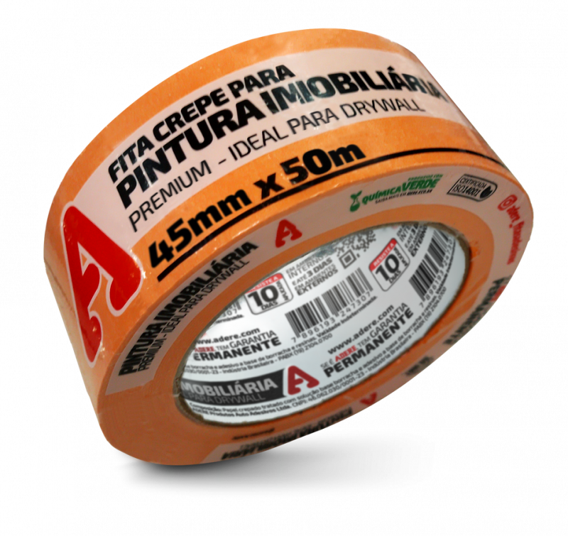 Cinta Crepe Naranja - Pintura inmobiliaria