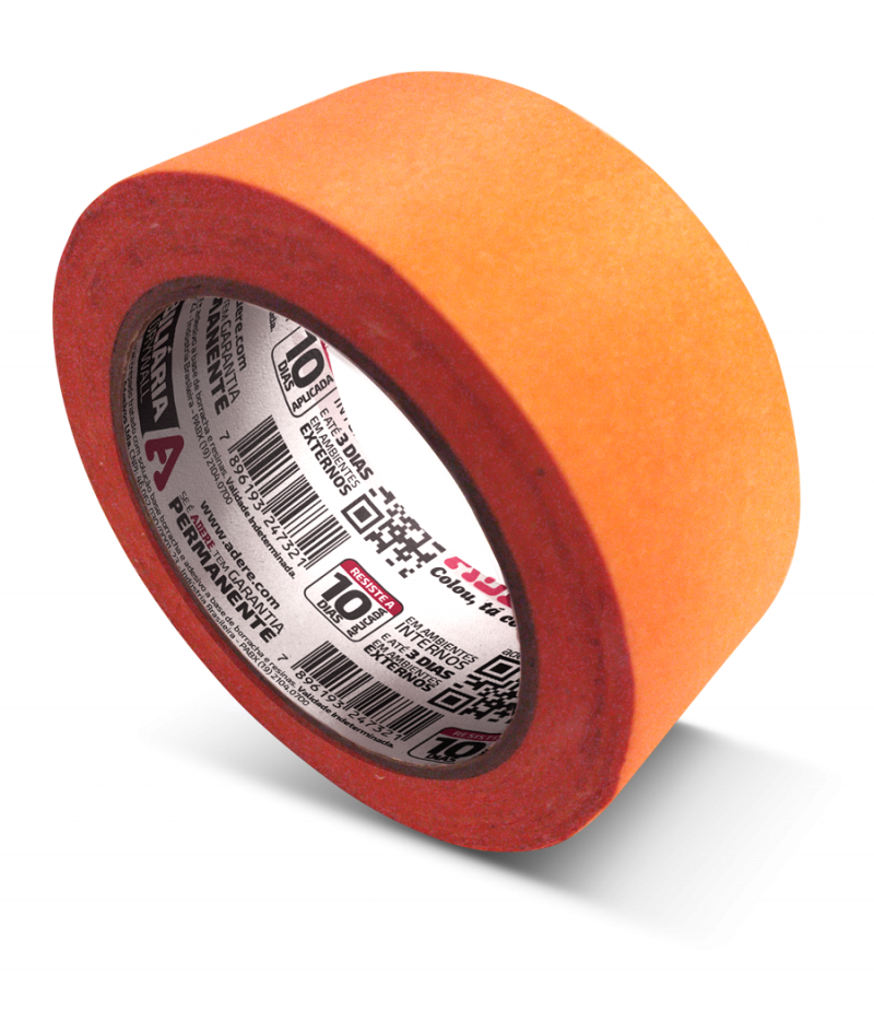 Cinta Crepe Naranja - Pintura inmobiliaria