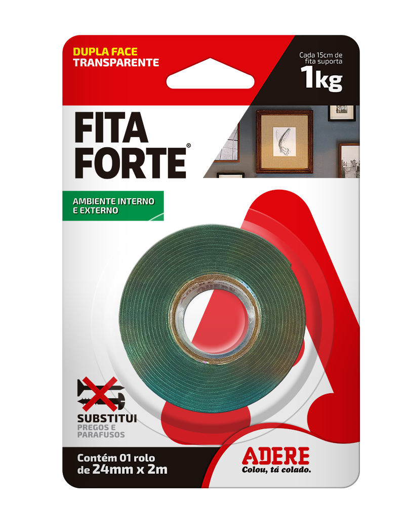 Fita Forte® - Dupla Face Transparente