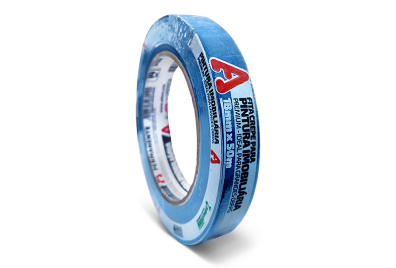 Fita Crepe Azul 527 - Pintura imobiliária