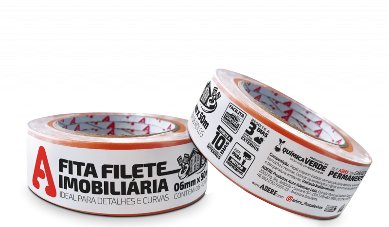 Fita Crepe Filete Imobiliária ADERE