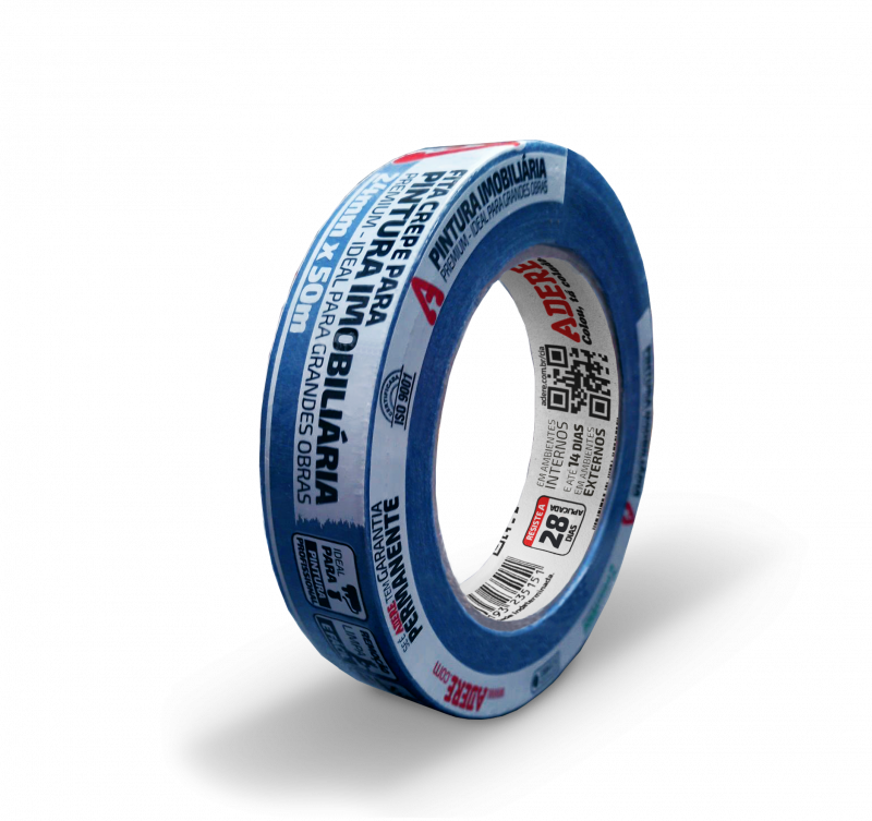 Fita Crepe Azul 527 - Pintura imobiliária
