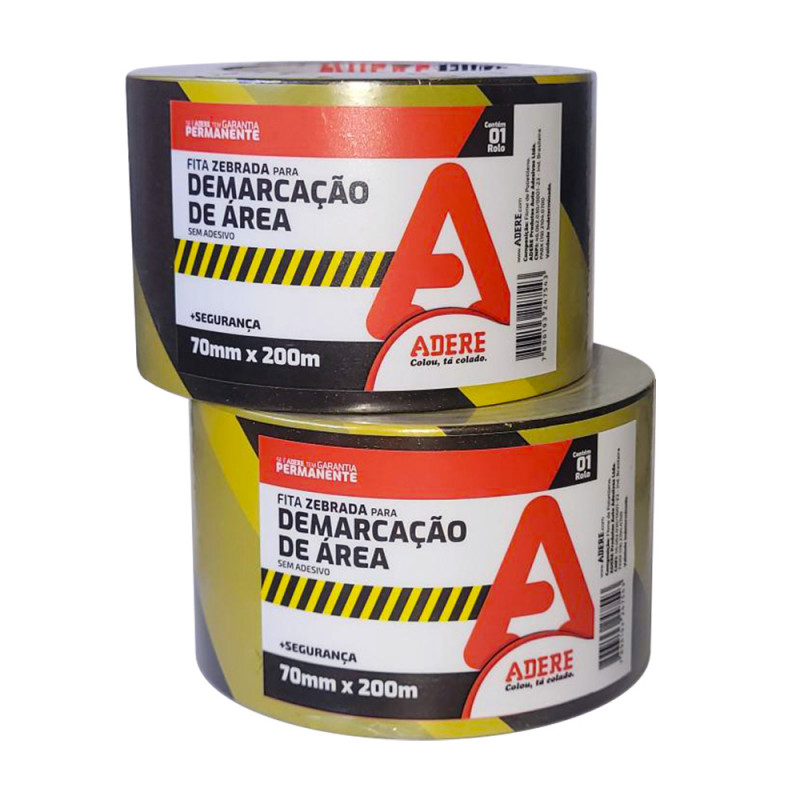 Fita para Demarcação de Área Zebrada 870