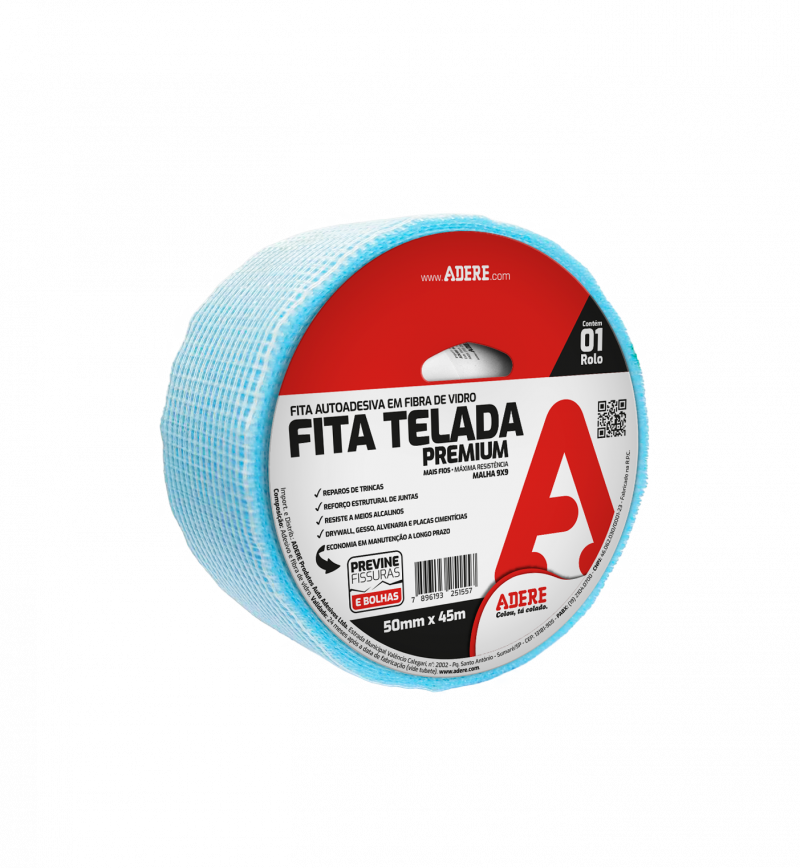 Fita Adesiva Telada Azul Premium