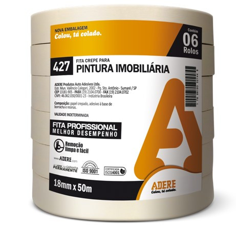 Fita Crepe 427 ADERE - Pintura imobiliária