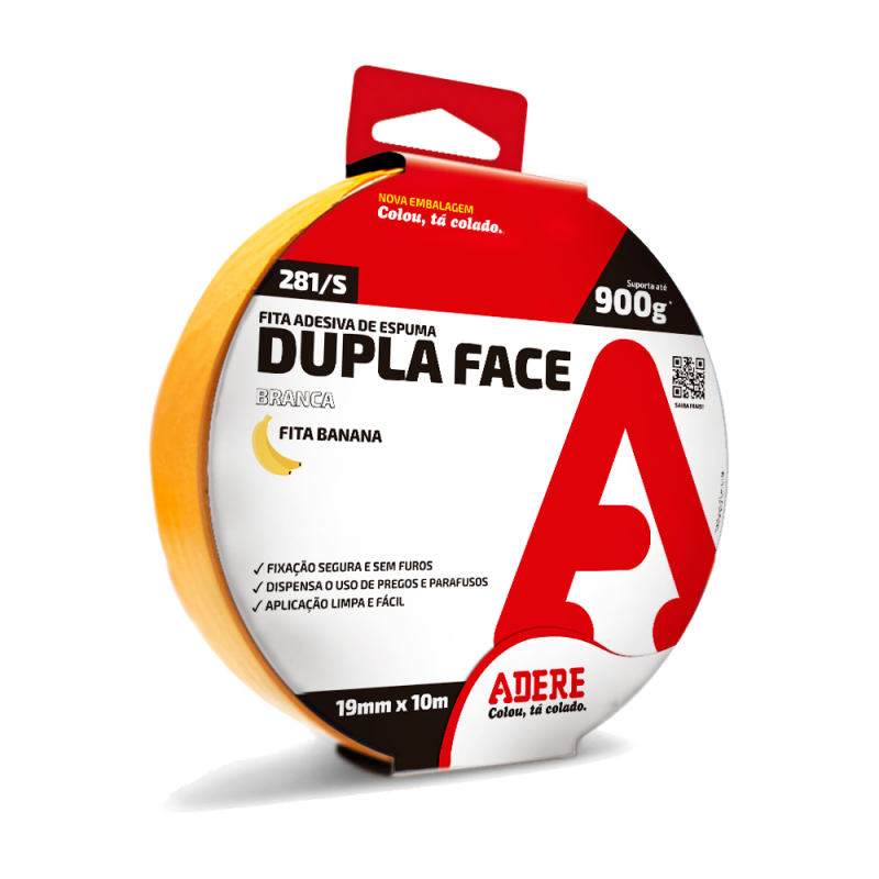 Fita Dupla Face de Espuma - Fita Banana 281